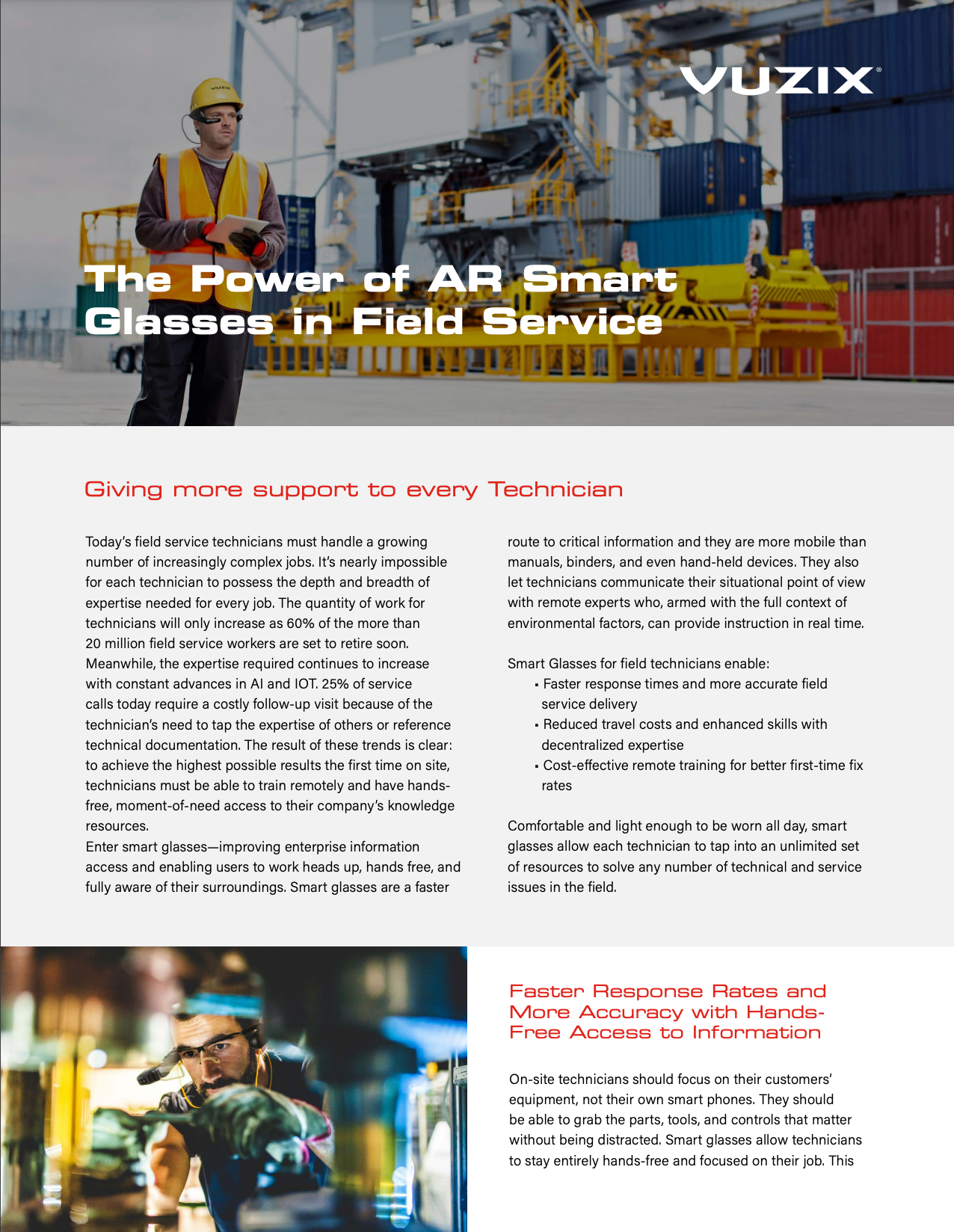 The Power of AR Smart Glasses in Field Service